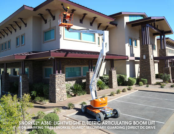 Snorkel A38E: Lightweight Electric Articulating Boom Lift