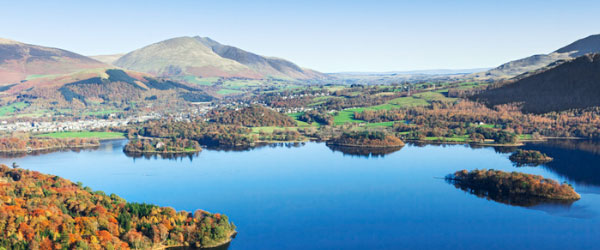 Derwentwater, Keswick's nearest lake