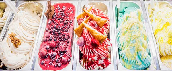 Italy is the home of gelato, a creamy form of ice-cream that will take you on a one-way trip to food heaven.