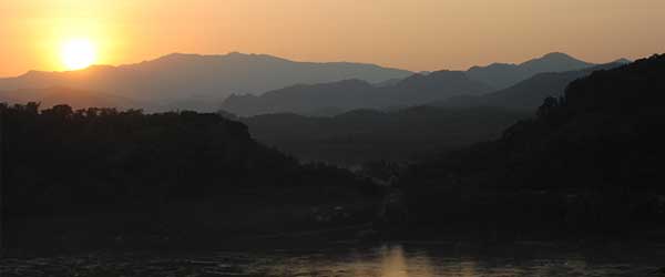 Sunset over the beautiful Luang Prabang. Image provided by Jack Bryant
